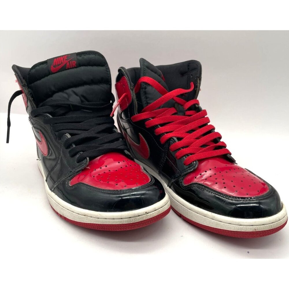 Nike Air Jordan High Top Patent 555088-063 Men's Size 13